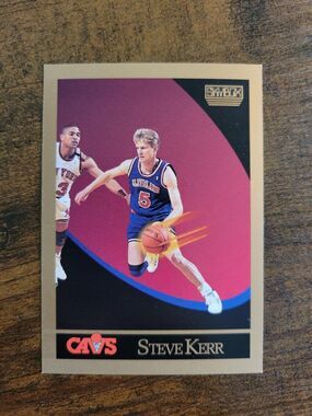 Steve Kerr 1990-1991 Skybox #52 - Cleveland Cavaliers - NBA - Fresh Pull